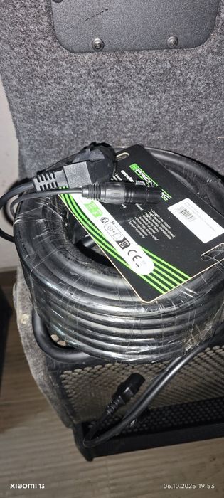15M Захранващ кабел + XLR Hybrid, за активни колони