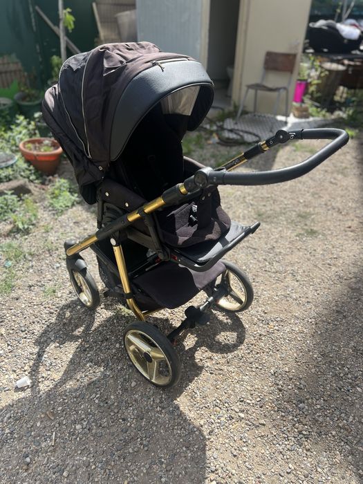 Cărucior copii 3 în 1 Reggio Adamex Special Edition Gold