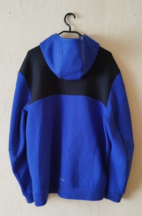 100% Оригинално зимно ватирано мъжко спортно горнище с качулка ADIDAS!