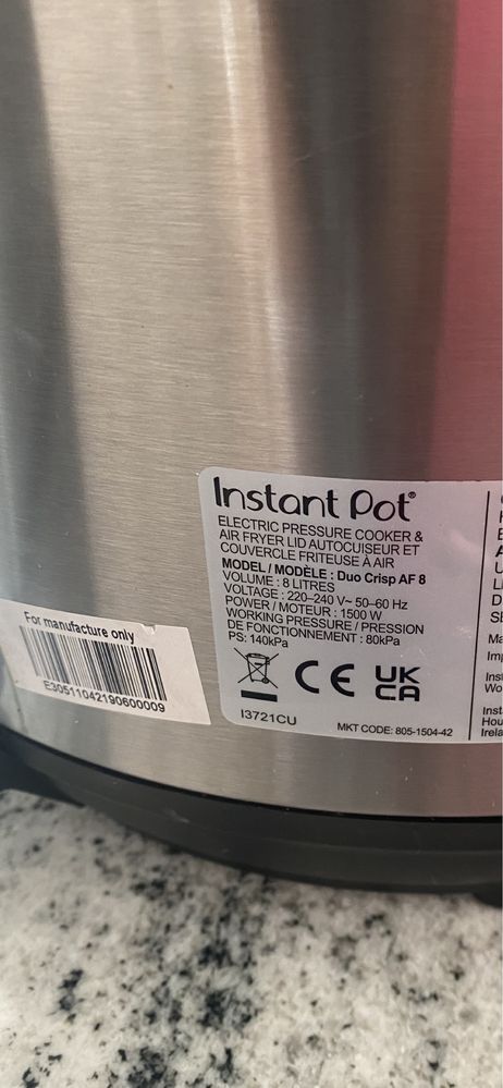 Instant Pot Duo Crisp 8L за ЧАСТИ