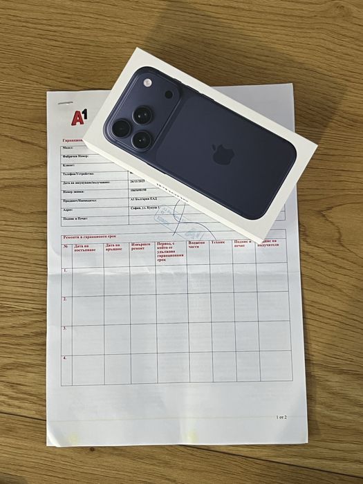 Бартер нов iPhone 17 pro 512gb 24м гаранция А1