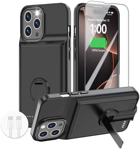 Нов Ултра-тънък кейс с батерия за iPhone 16 Pro Max 150% енергия Айфон