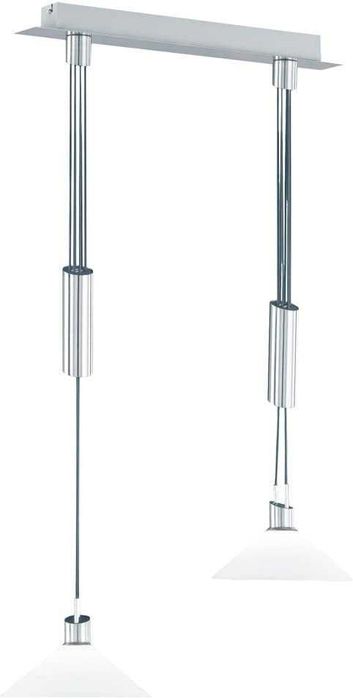 Осветително тяло Sacramento висящо Nickel Mat/стъкло, асансьор