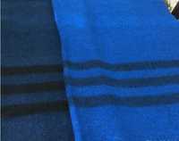 Армейское одеяло шерстяное с тремя полосками