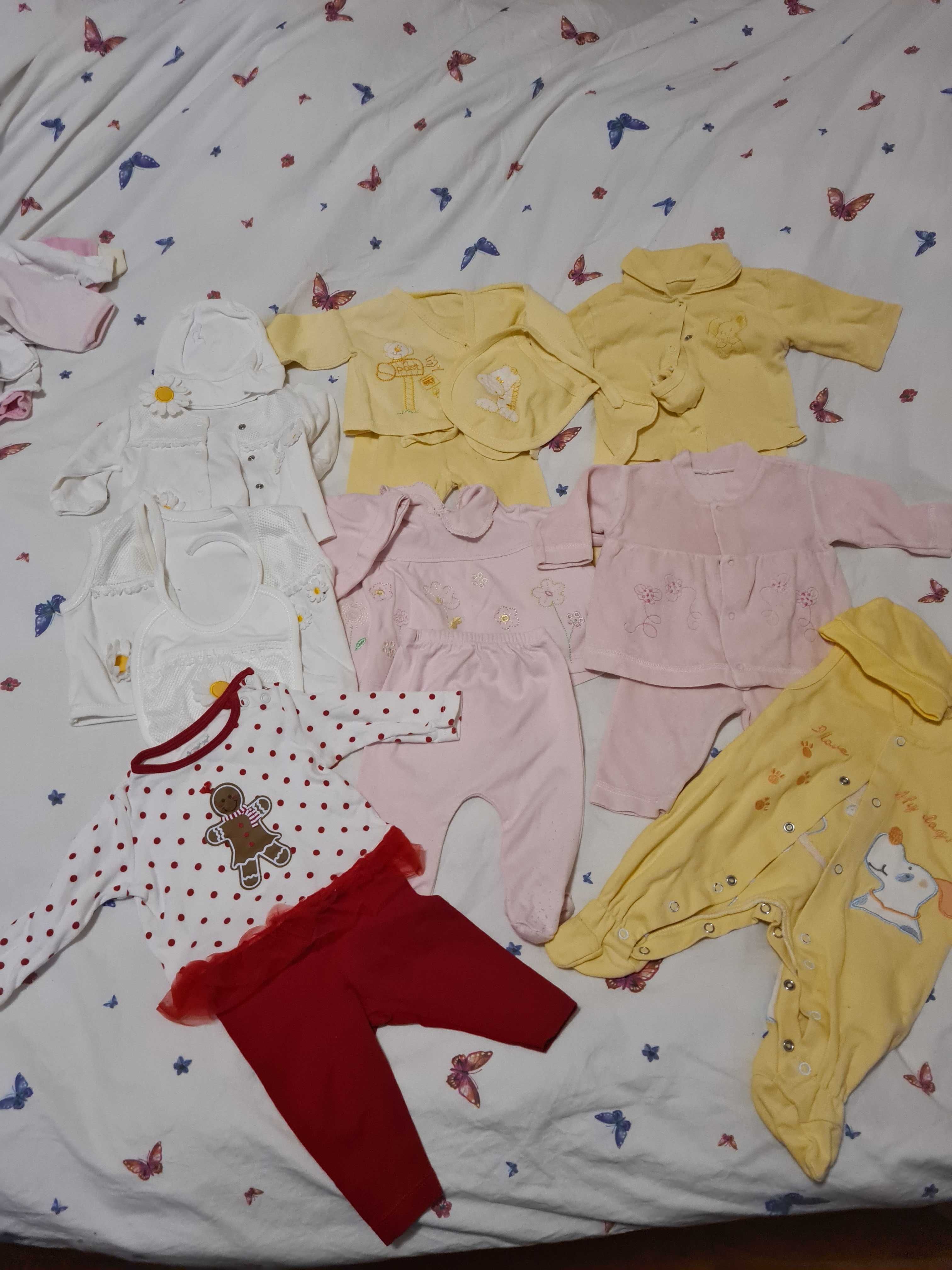 Бебешки гащеризон,ромпър,комплект 
блуза с клинче рр 50см.-62см.