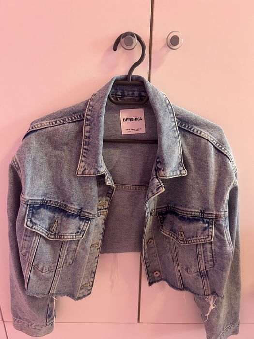 Дамско дънково яке bershka