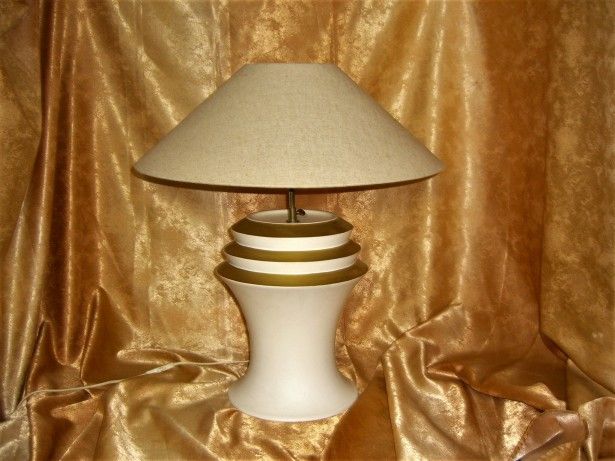 Veioza colosala Art Deco Mid Century Modern, Franta