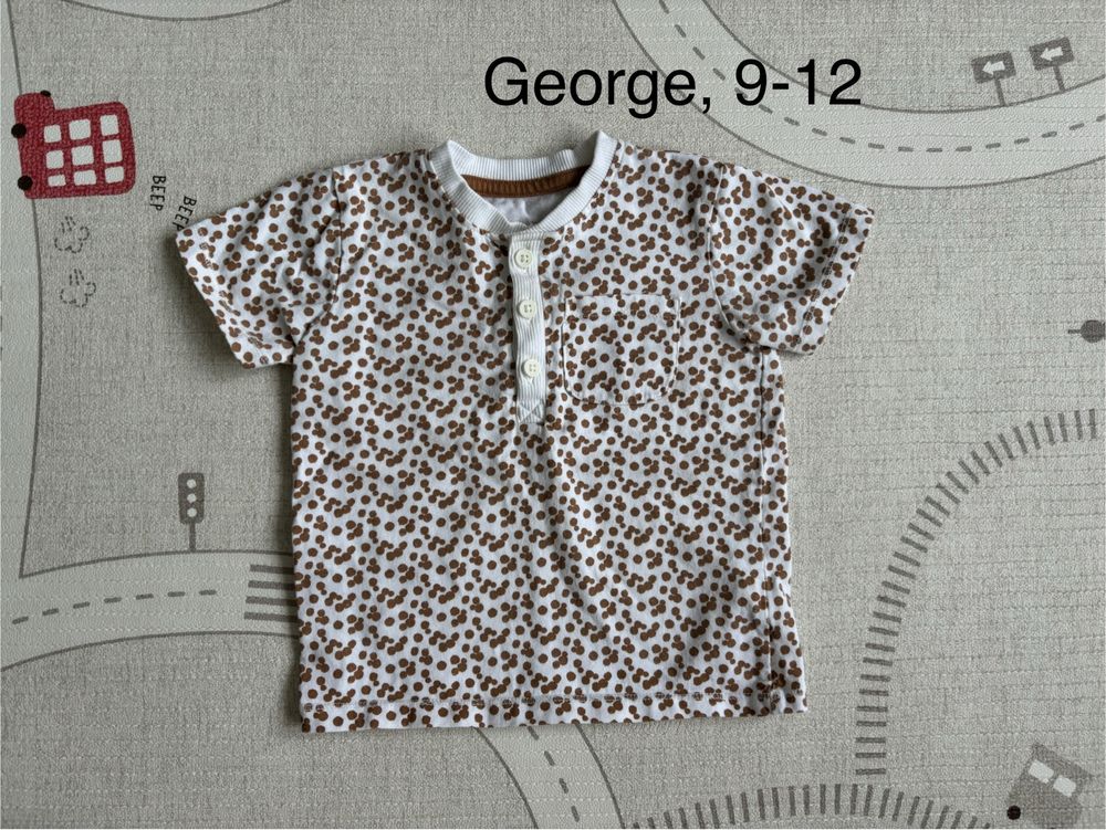 Летни дрехи за момче - размер 9-12 месеца (Zara, George, MS)