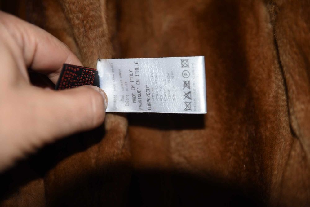 Roberto Cavalli оригинално мъжко палто от норка, размер S