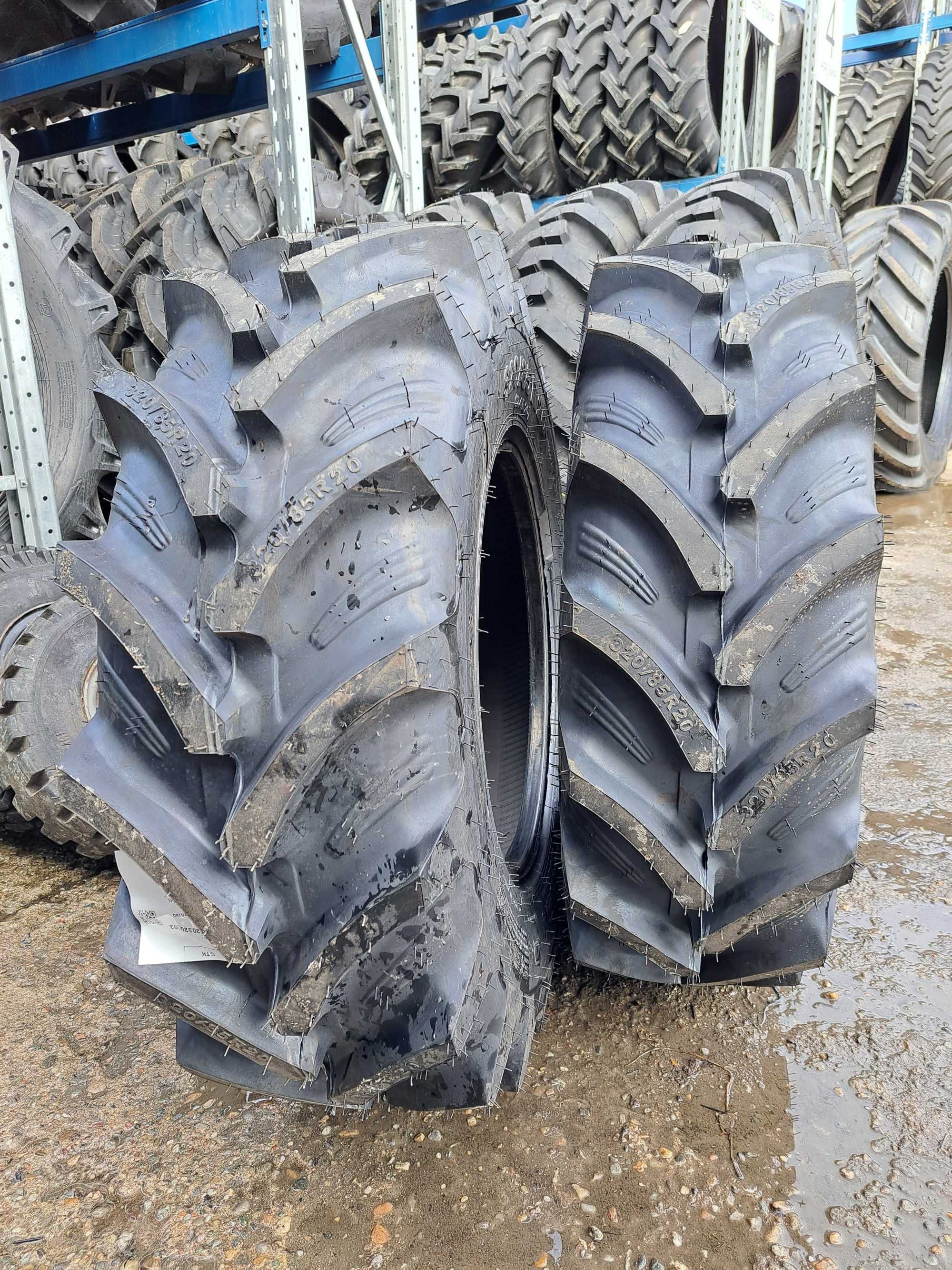 Cauciucuri noi 12.4R20 OZKA anvelope radiale 320/85R20 pentru TRACTOR