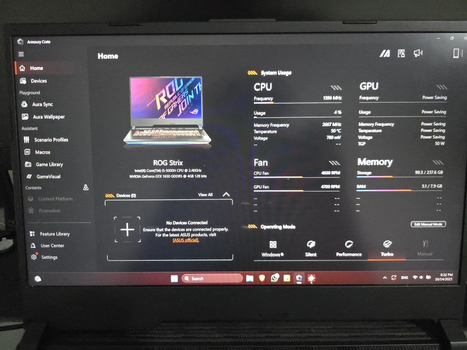 Laptop gaming asus rog strix g531