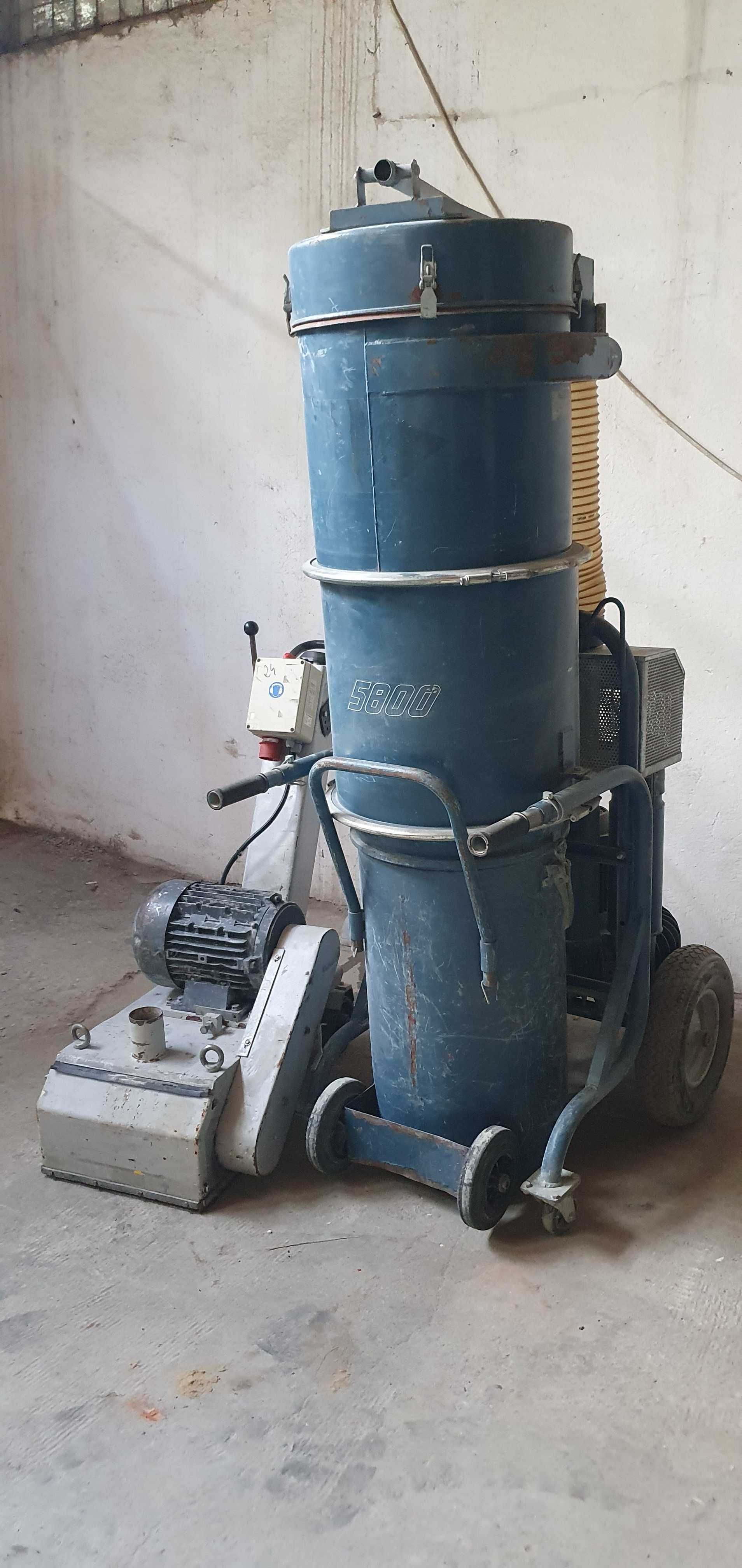 Scarificator Freza Bucearda beton Schwamborn  Aspirator Dustcontrol