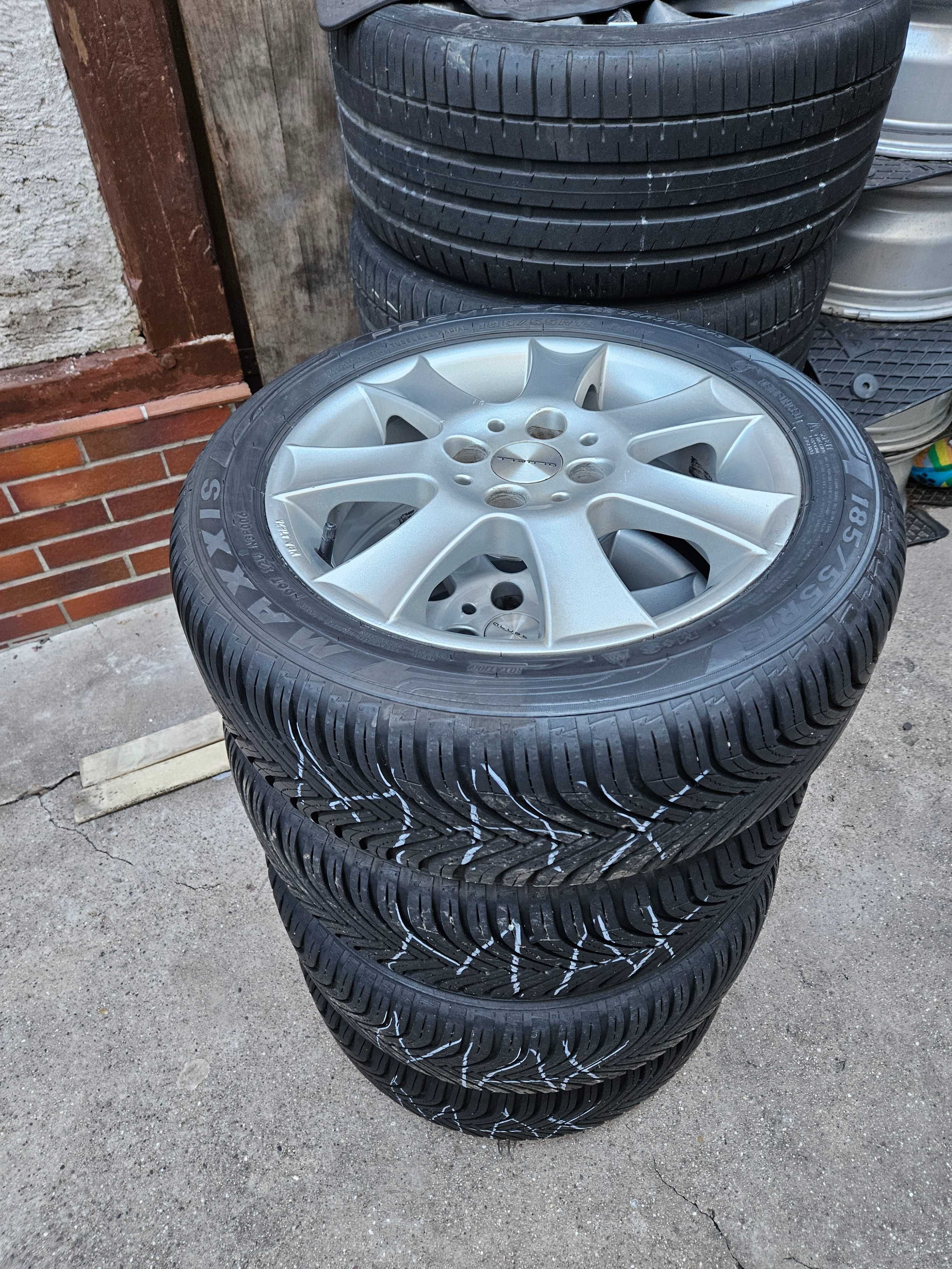 Леги джанти 15" 4х100 Всесезонни гуми 185/55/15