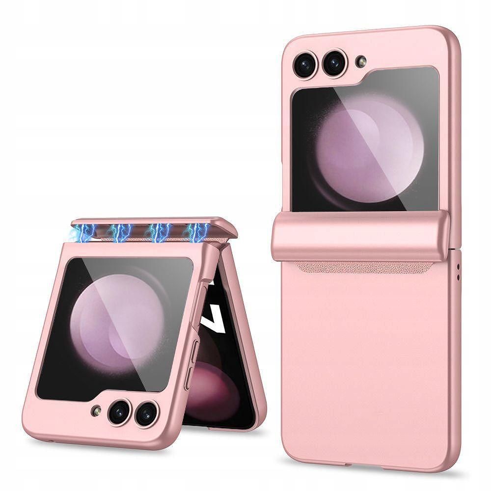 Кейс tech protect magnetic icon за samsung galaxy z flip 5 rose gold