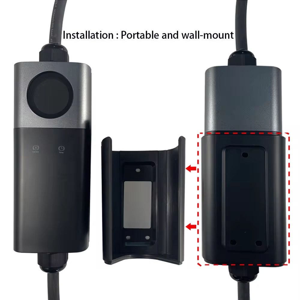 7KW Электромобиль зарядка қурилмаси (AC Charger) — Type 2