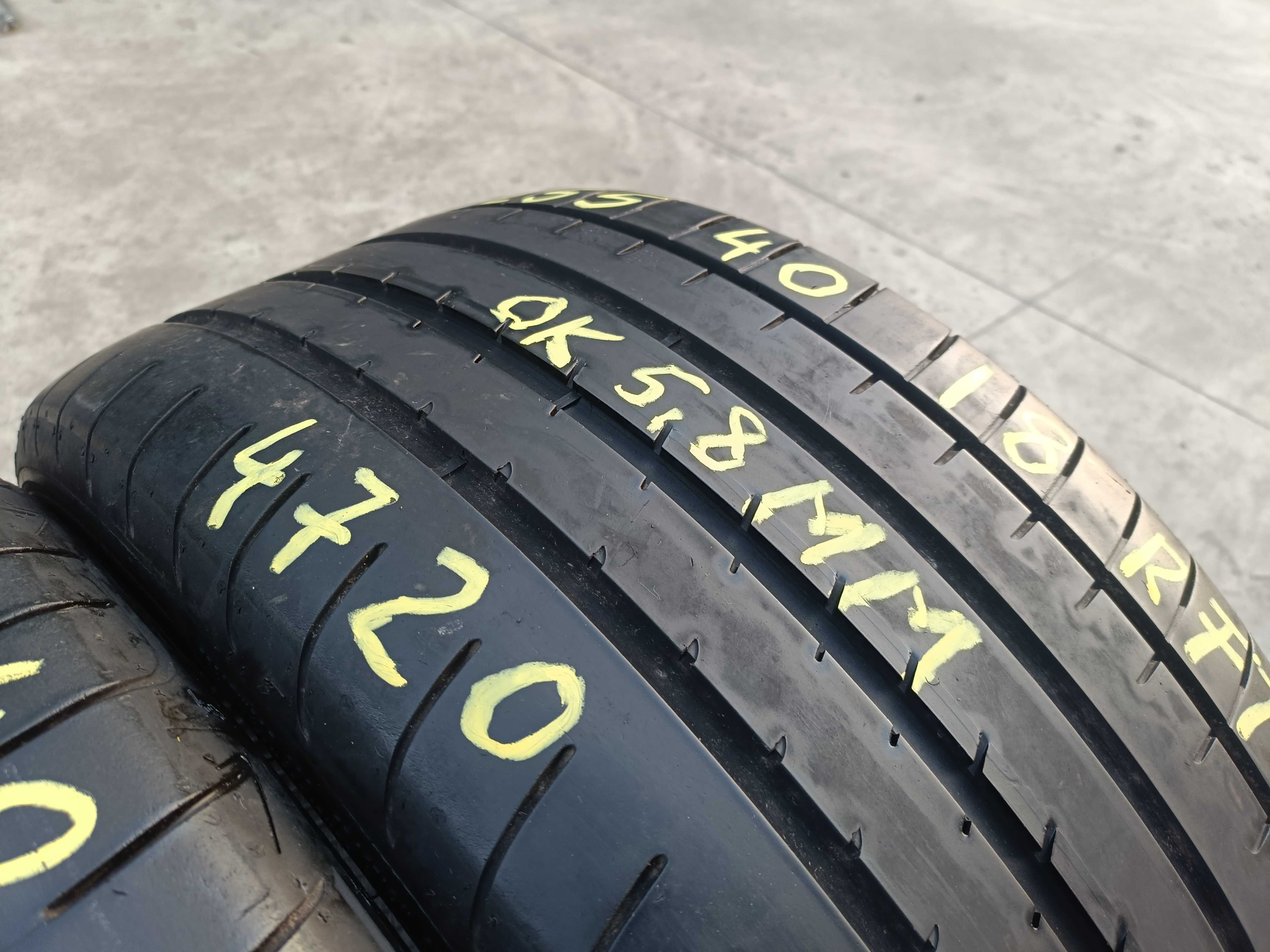 Doua anvelope de vara 255 40 18 goodyear asymmetric 3 run flat