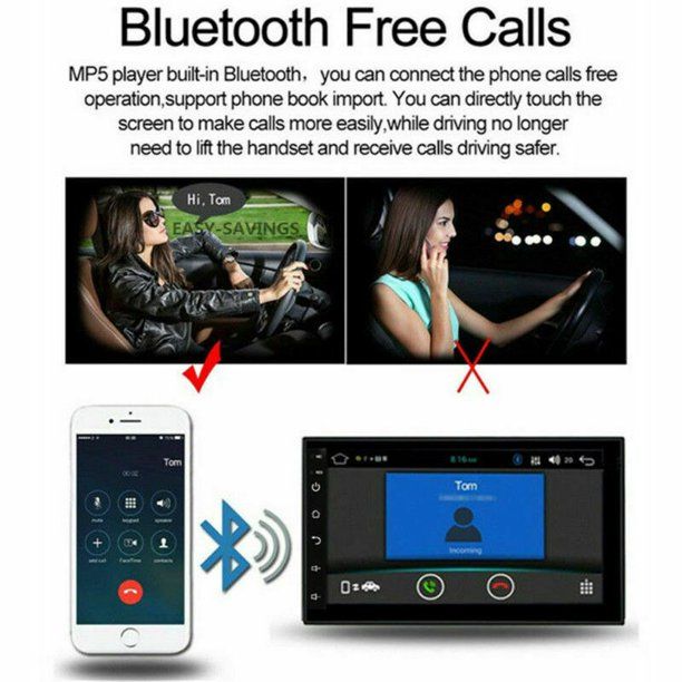 Navigatie GPS Android 2DIN - Wifi, Bluetooth, USB, 7" CARPLAY 1/2/4GB