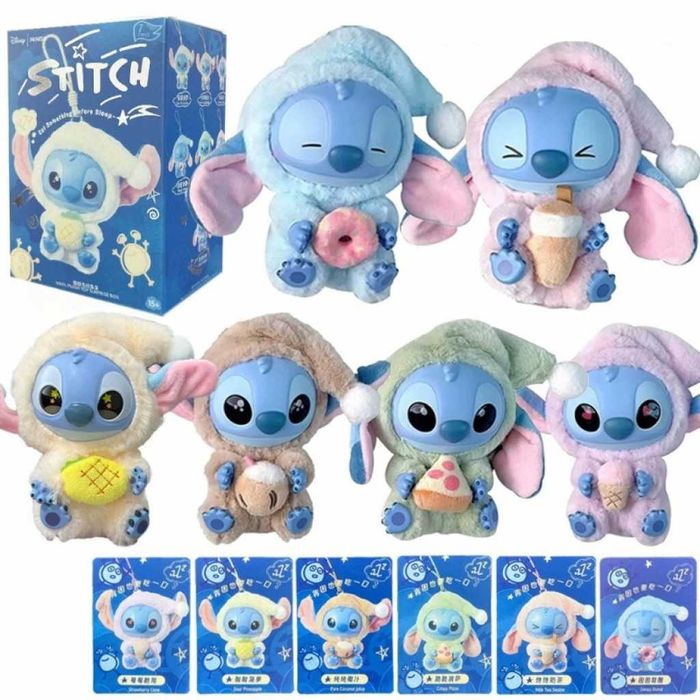 Сладка изненада с Miniso Stitch в пижама – колекционерска фигурка 15см