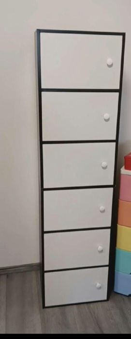 Dulap de depozitare vertical cu  6 usite 40x30x152cm
