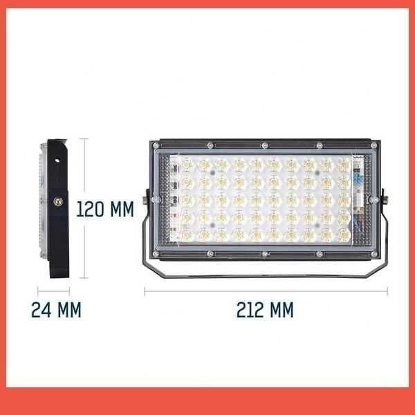 Lampa Proiector Led SMD 50W 12V și 220V Auto Camping Pescuit NOU