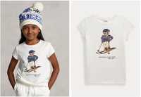 Ralph Lauren 4 ani 7 ani tricou ursulet bumbac