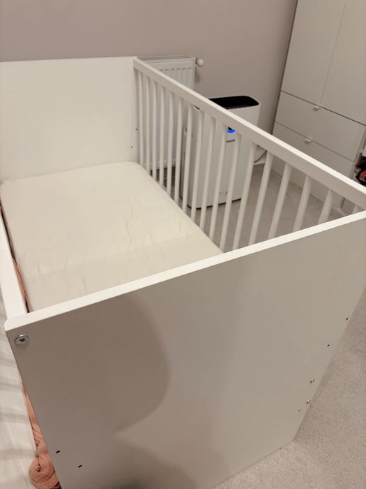 Patut bebe + saltea 120*60 impecabil