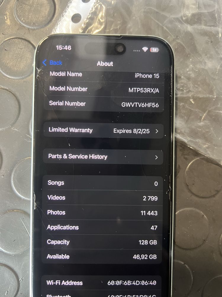 Iphone 15 128Gb 92% батерия