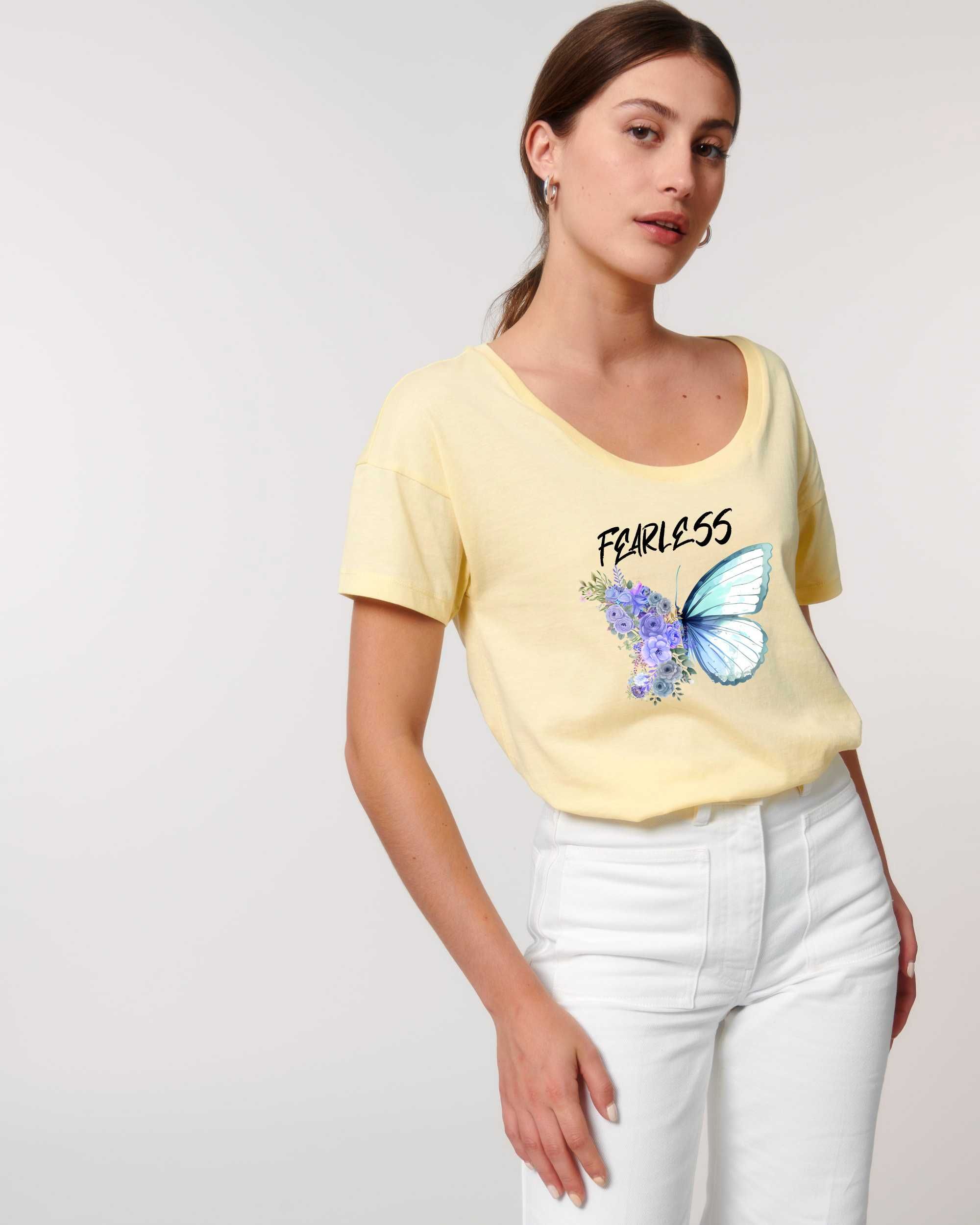Раздвижени Дамски тениски с Различни щампи, Пеперуди, Цветя