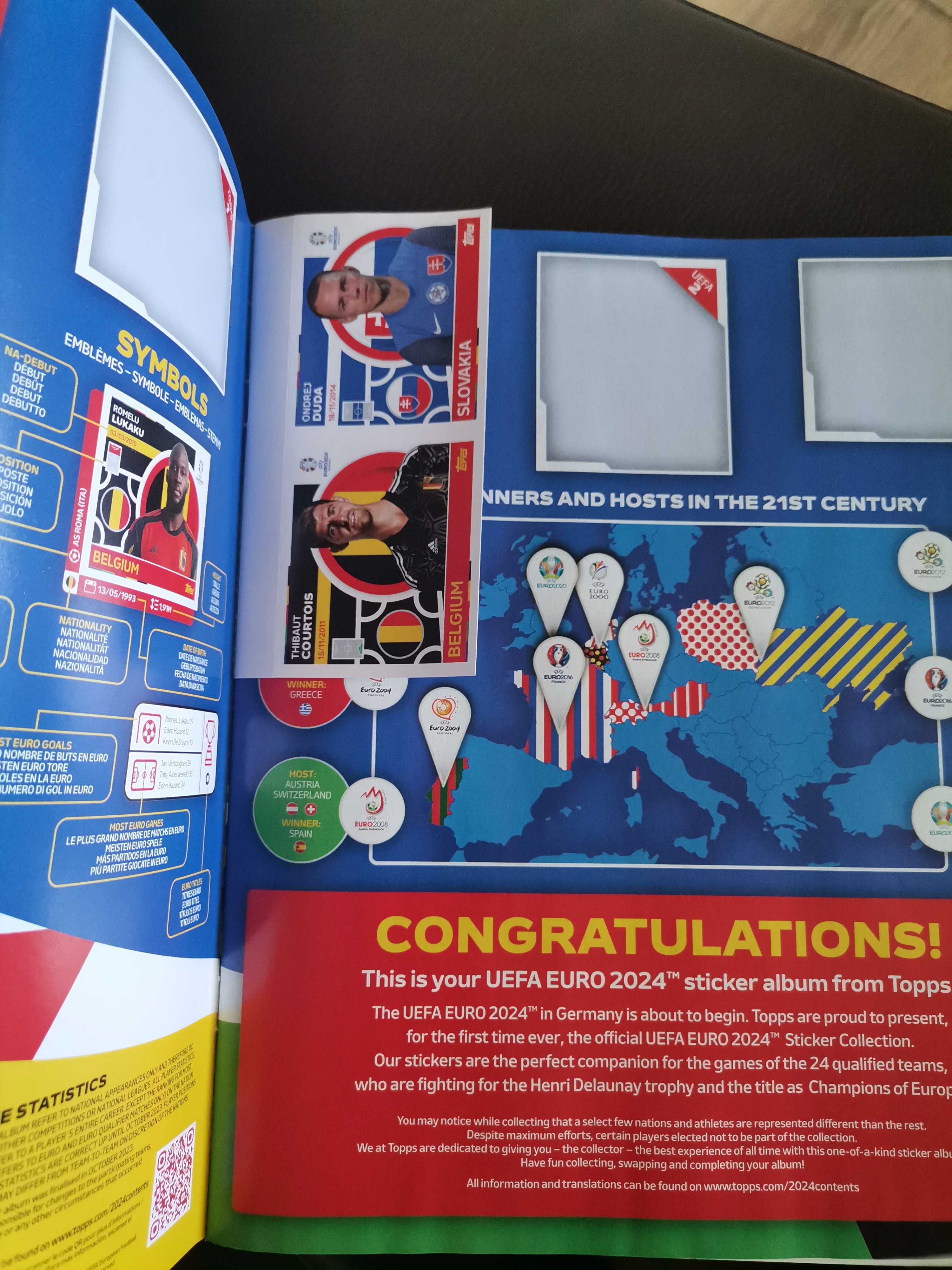 Album EURO 2024 tops și stikere