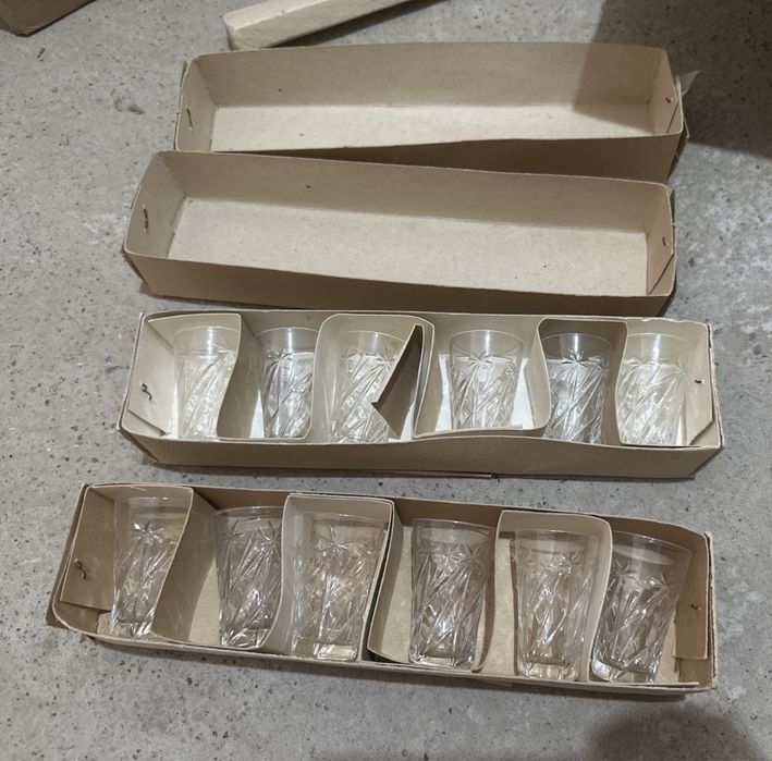 Новый комплект стаканов примен СССР