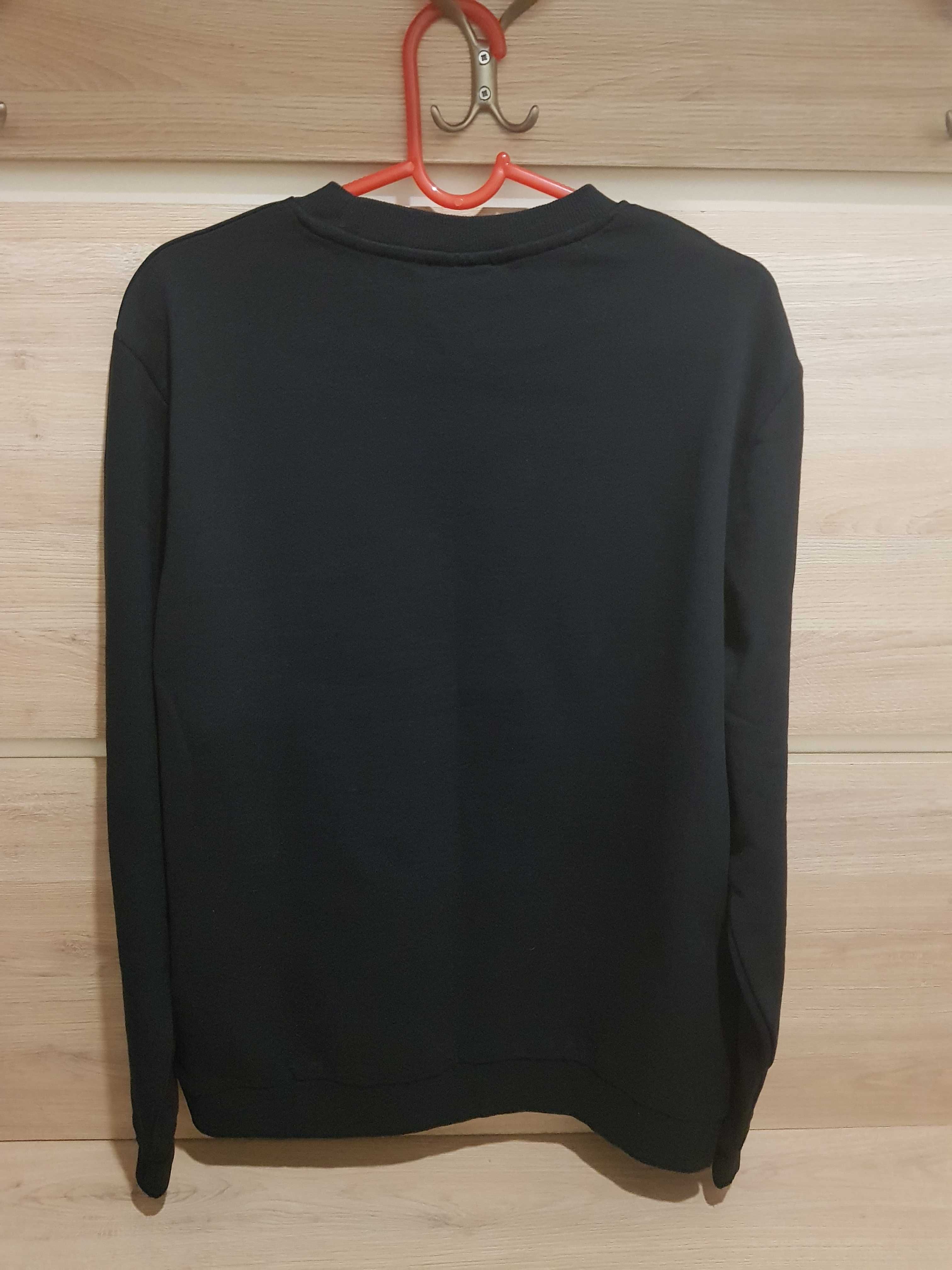Черен ватиран пуловер Asos