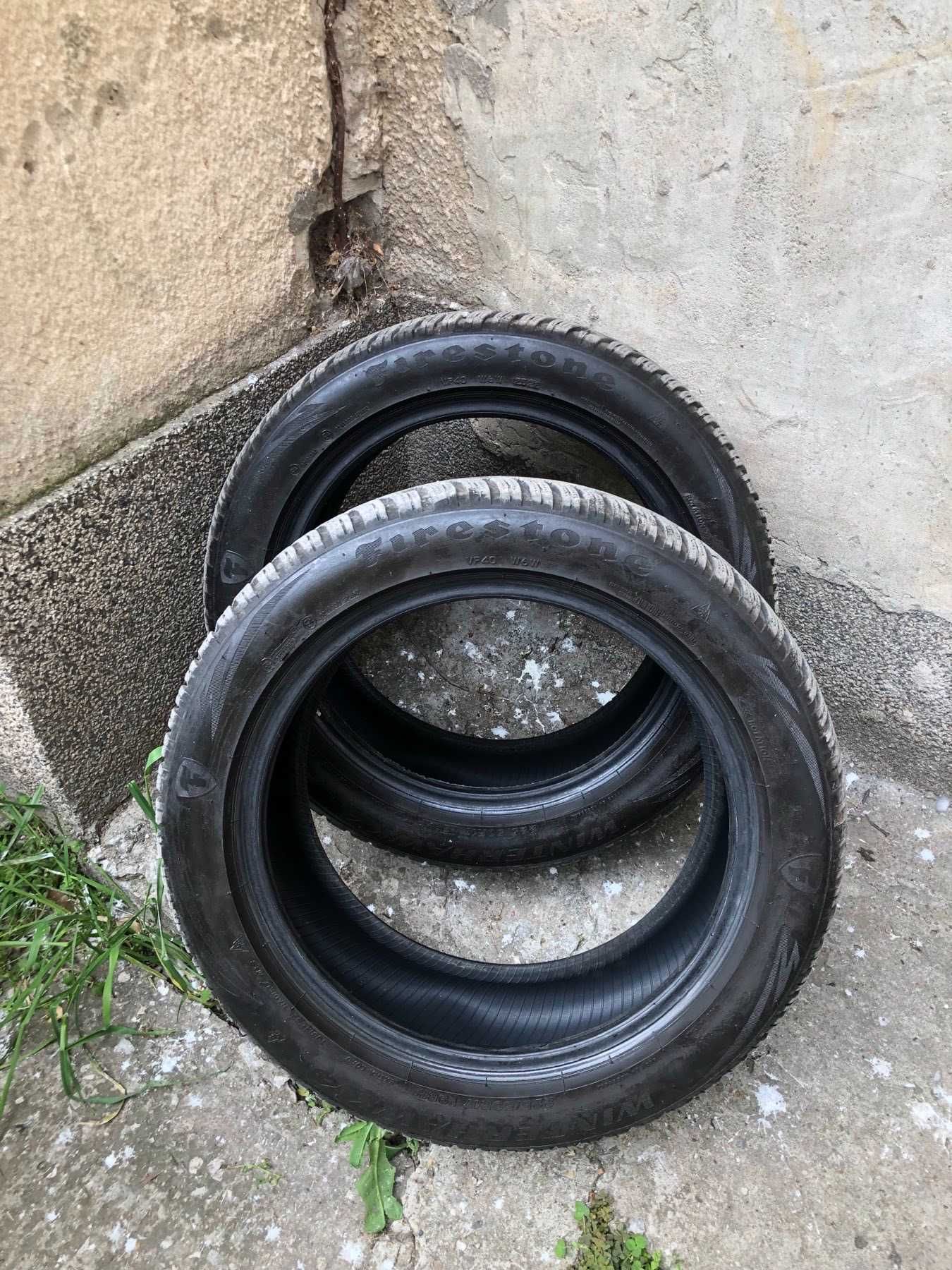 4 бр. зимни гуми 225х50х17 - 2 бр Firestone 2522 + 2 бр Hankook 3620