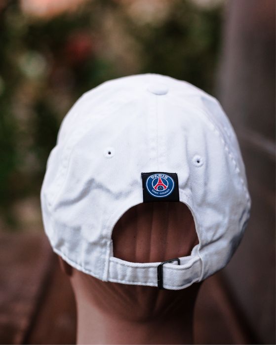 Cap snapback sapca heritage 86 Nike x PSG white adjustable cotton