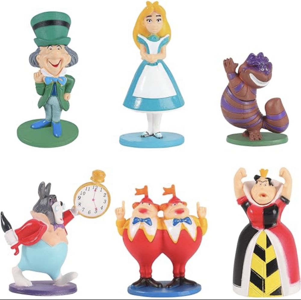 Set cu 6 Figurine Alice In Tara Minunilor NOU