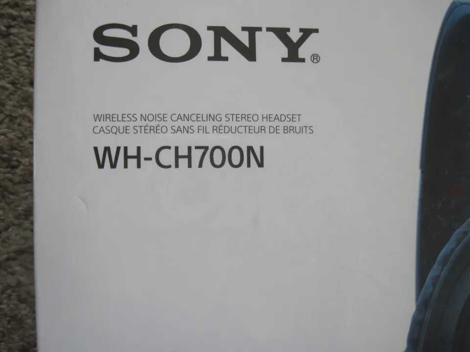 Casti Over the Ear Sony WH-CH700NB, Wireless, Bluetooth, Microfon