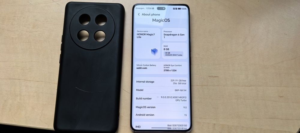 Telefon HONOR Magic 7 Lite---256GB---8GB---Titanium Purple--Full Box