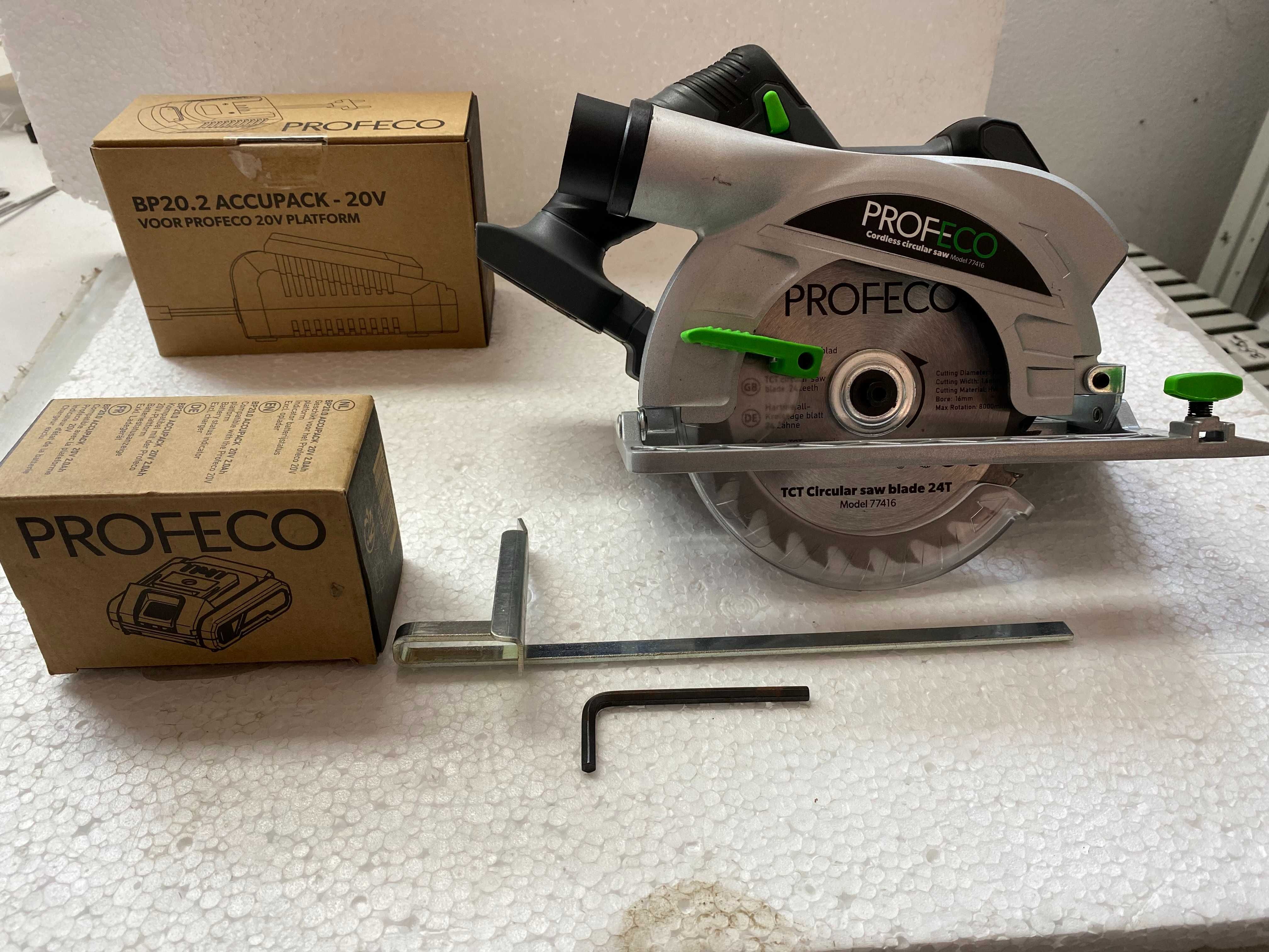Fierastrau circular de mana cu acumulator Profeco CS20