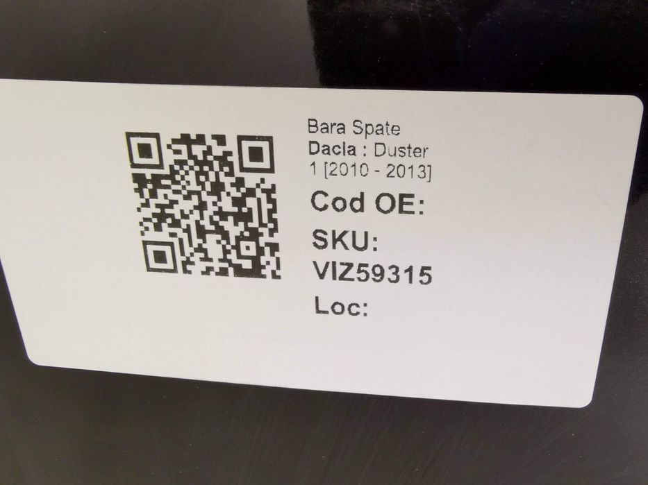 Bara Spate Dacia  Duster 1 2010 2011 2012 2013 Originala In Stare Buna