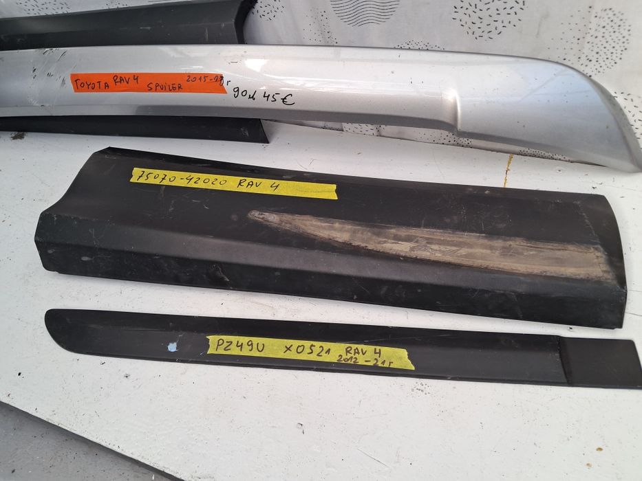 Лайсна врата калник споилер Toyota Rav4 2018/24 г