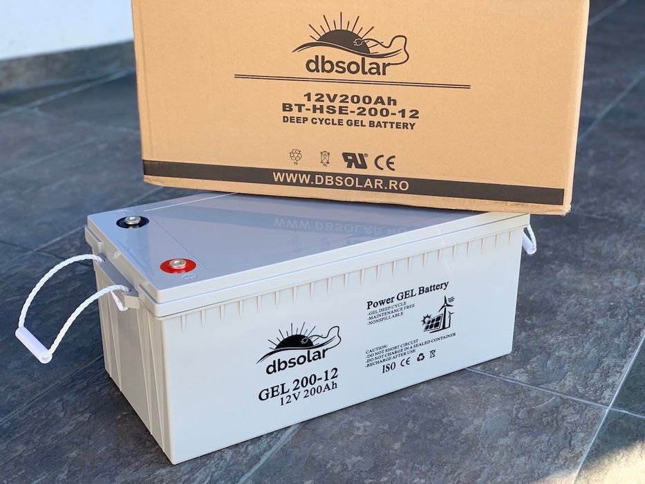 BATERIE GEL Acumulator SOLAR UPS 200Ah Tractiune Deep Cycle Agm NOU