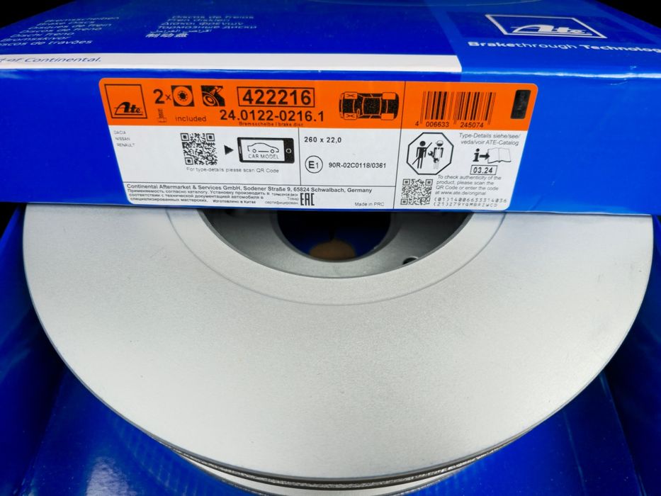 Discuri frana Dacia Logan