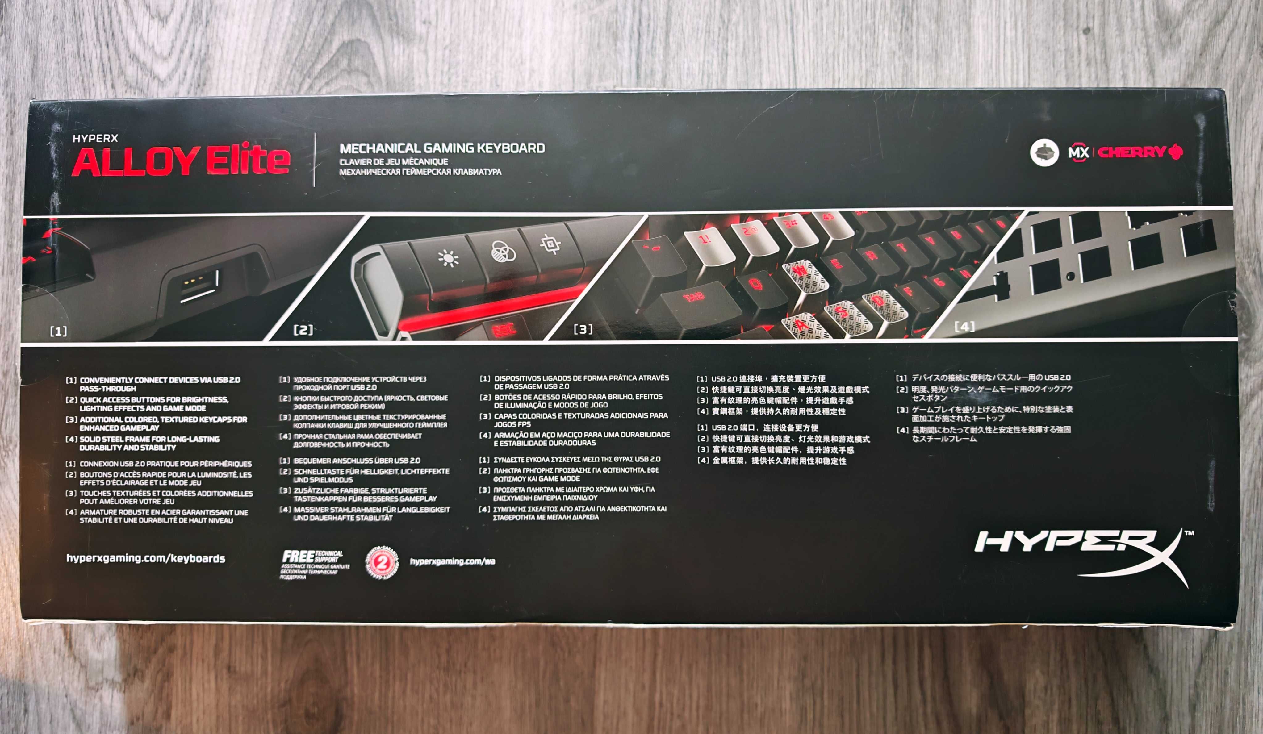 Нова HyperX Alloy Elite Mechanical Gaming Keyboard, Red LED клавиатура
