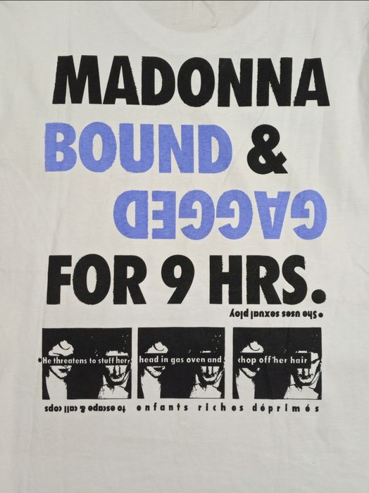 Tricou Bonds Of Matrimony Madonna Enfants Riches Deprimes (L)