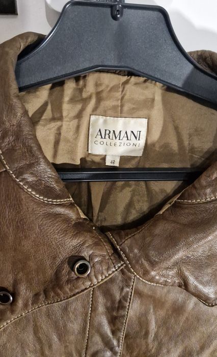 Geaca de piele Armani