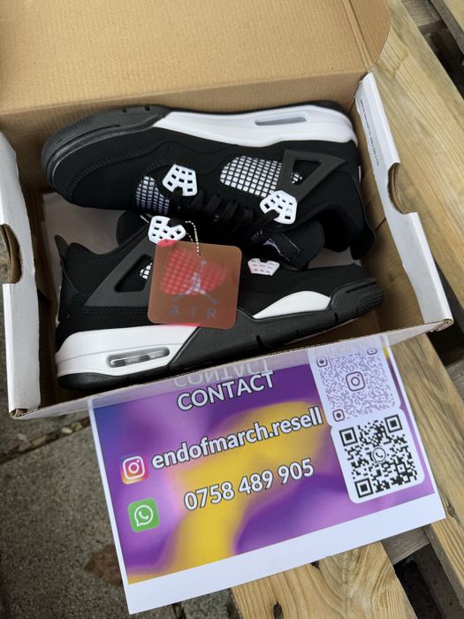 Nike Jordan 4 White Thunder (marimi:38,39,41,42,43,45)