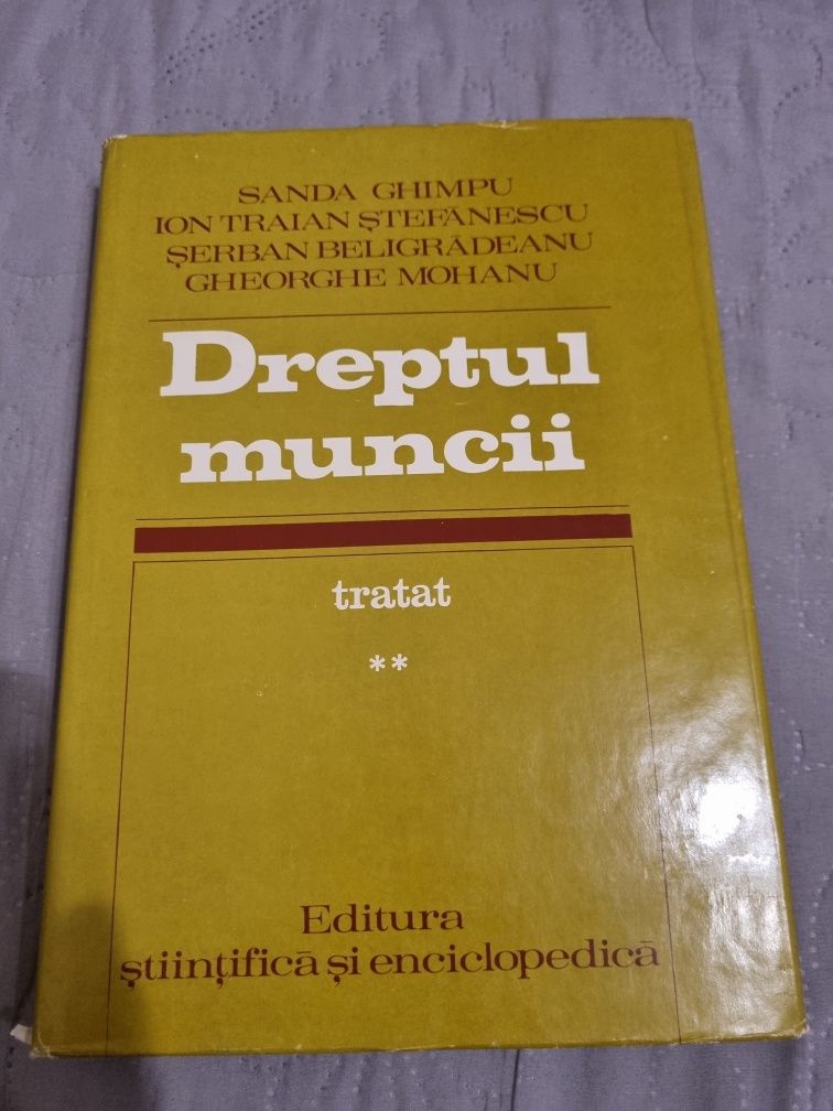 Dreptul muncii, Tratat, vol 2, Sanda Ghimpu.