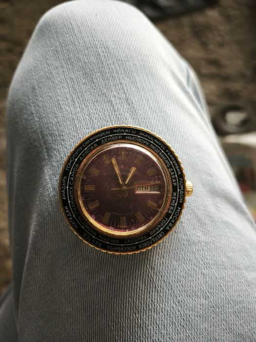 Часы ракета 'города'