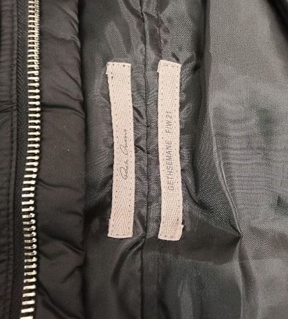 Rick Owens jacket gethsemane fw21 geacă