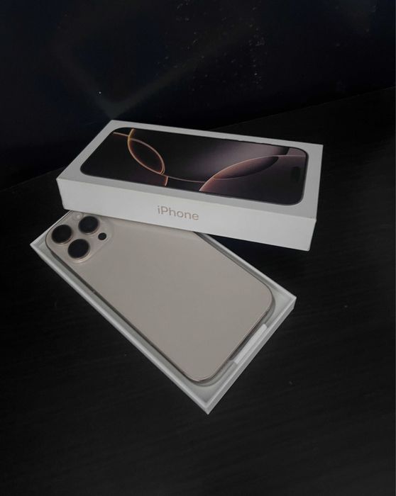 iPhone 16 Pro Max • 256 GB • Desert Titanium Baterie 100%