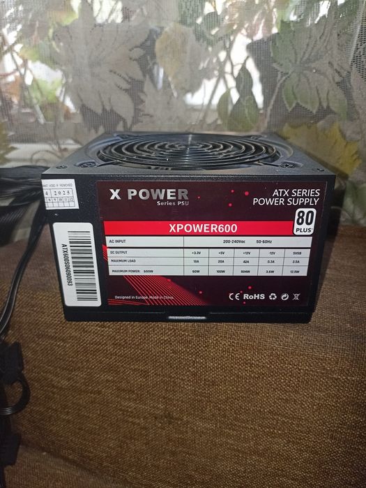 Блок питания  X power600 80plus
